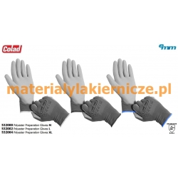 COLAD 53200x Polyester Preparation Gloves M L  XL materialylakiernicze.pl